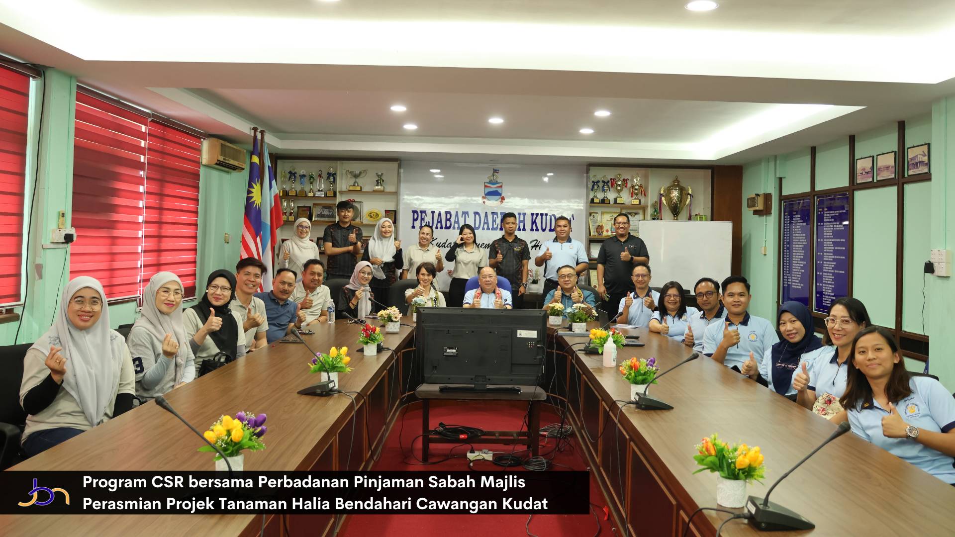 Program CSR Bersama Perbadanan Pinjaman Sabah Majlis Perasmian Projek Tanaman Halia Bendahari Cawangan Kudat